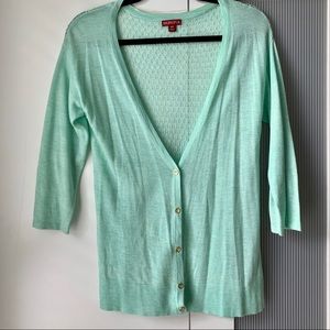 Mint green light weight cardigan